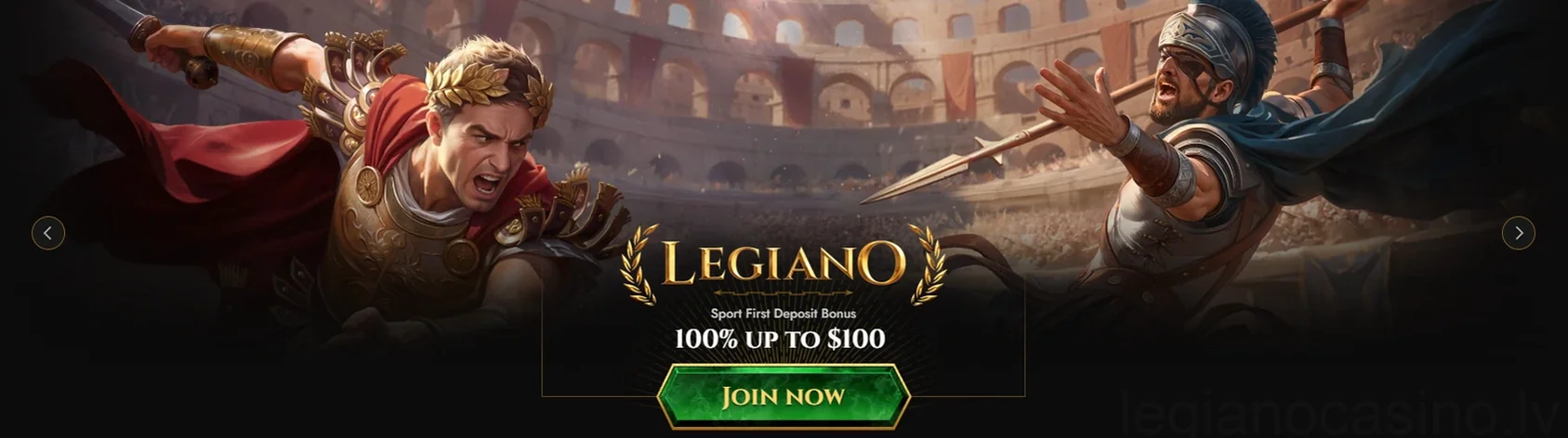 Legiano Casino spēļu pieredze